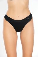 Tutku İç Giyim Tutku Yazılı Bikini Siyah