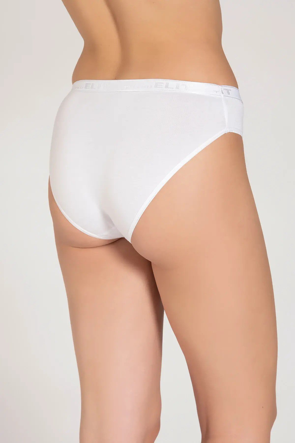 Tutku İç Giyim Tutku Yazılı Bikini Beyaz