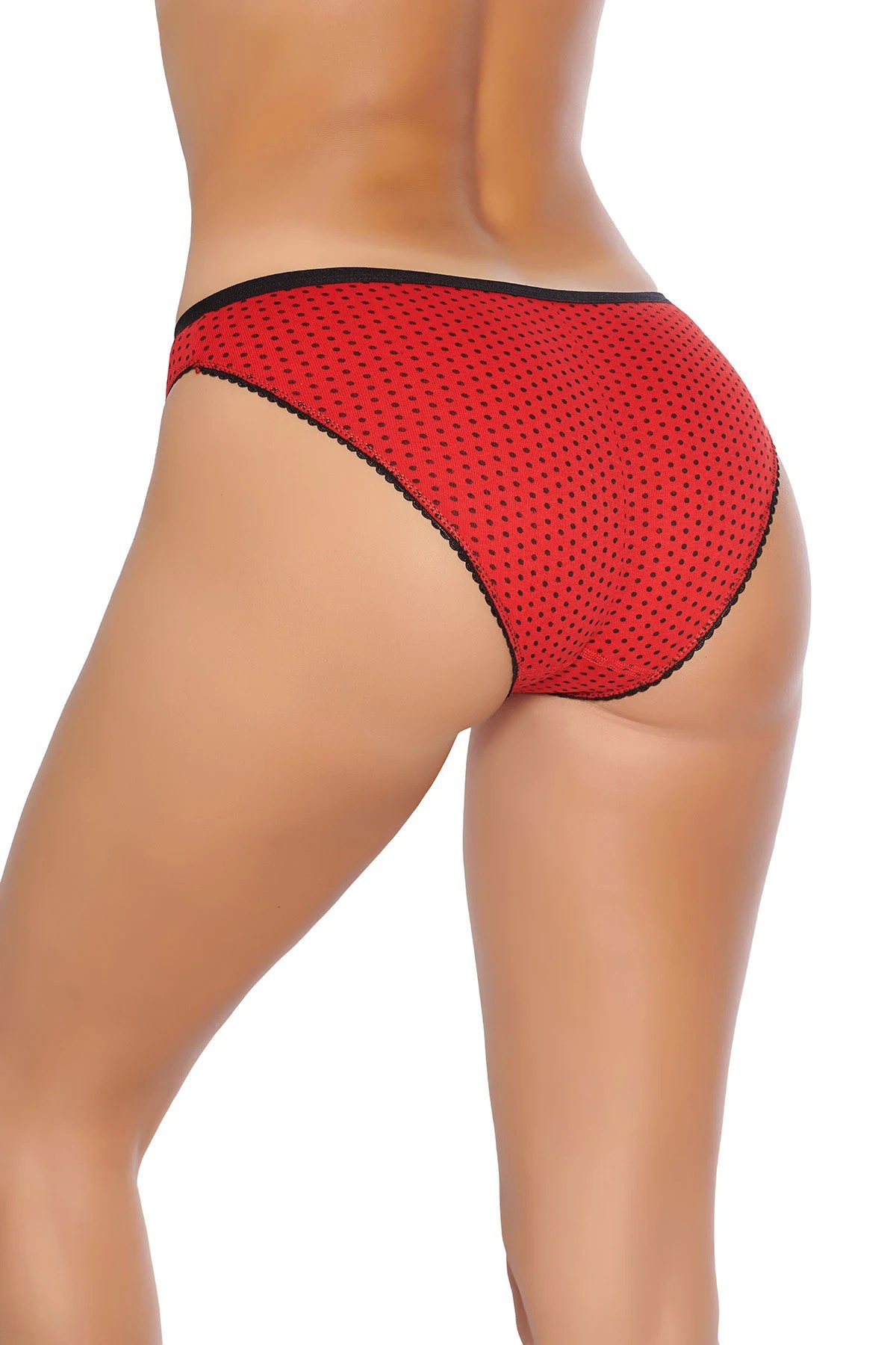 Tutku İç Giyim Puantiyeli Bikini Kırmızı