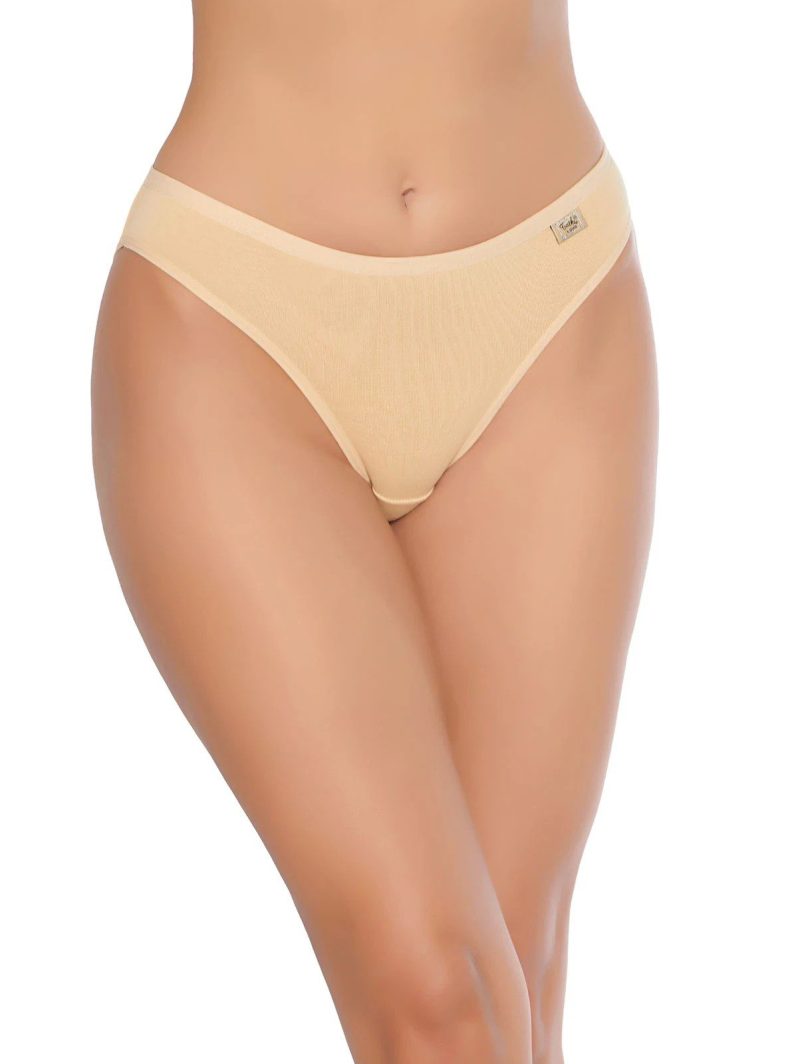Tutku İç Giyim Liç Düz Bikini Ten