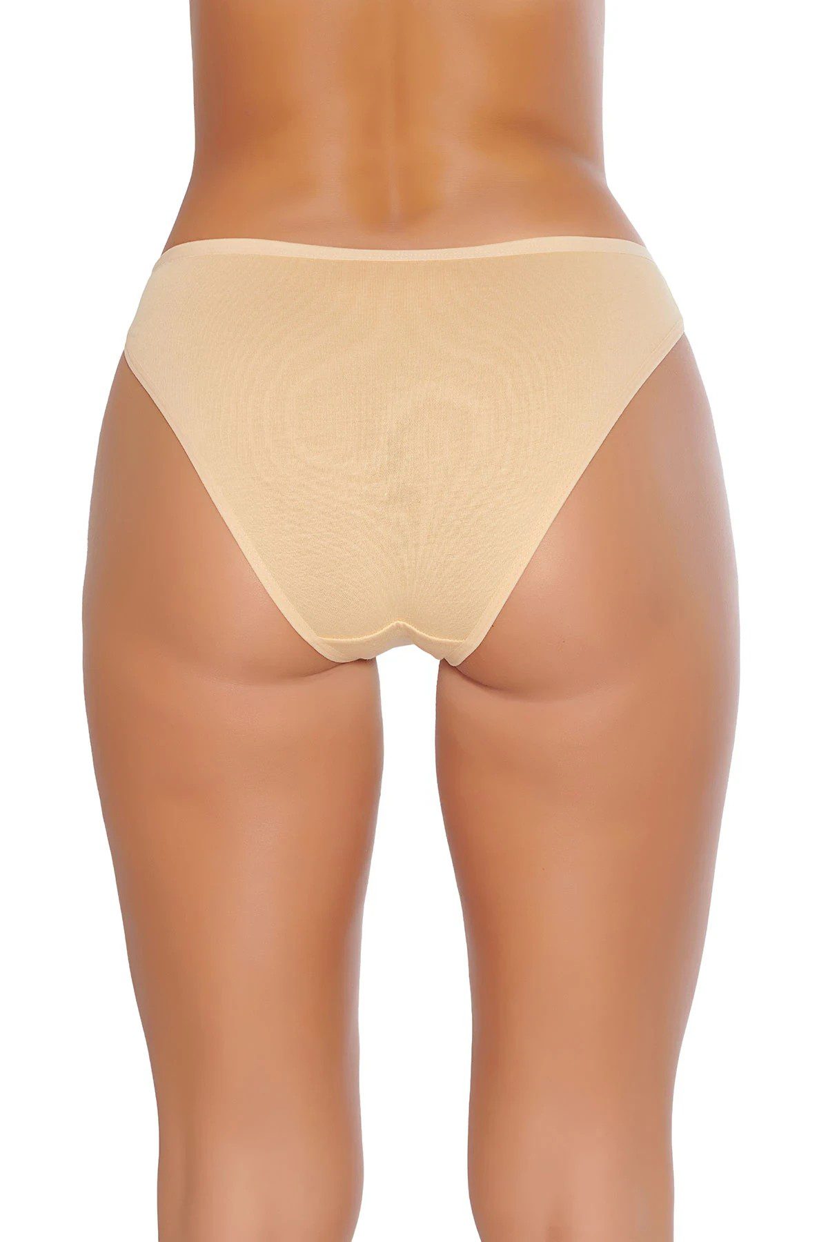 Tutku İç Giyim Liç Düz Bikini Ten