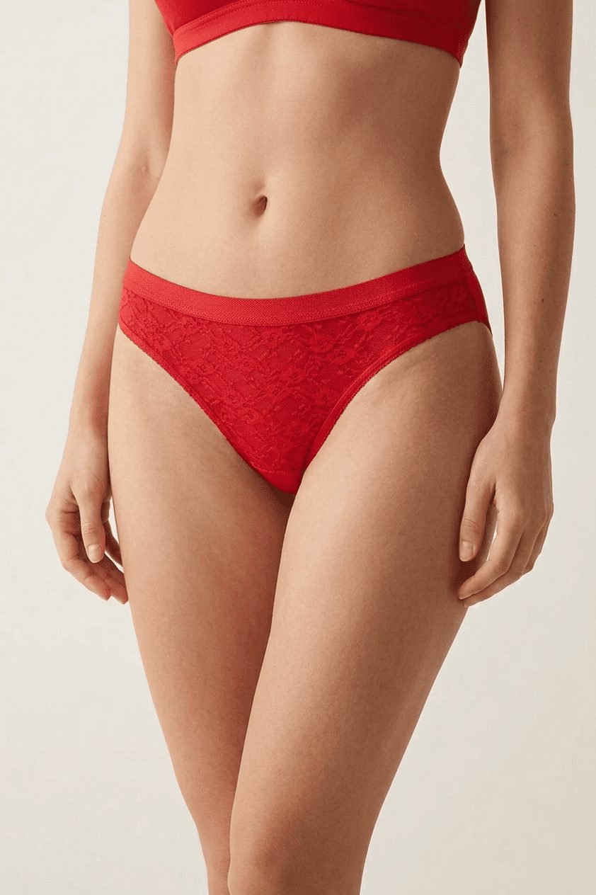 Tutku İç Giyim Safir Bikini Kırmızı