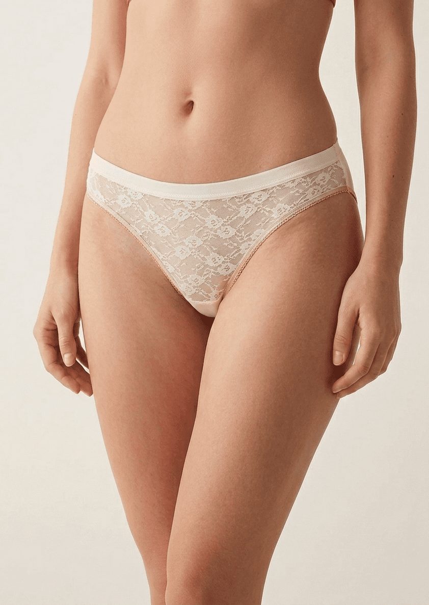 Tutku İç Giyim Safir Bikini Ekru