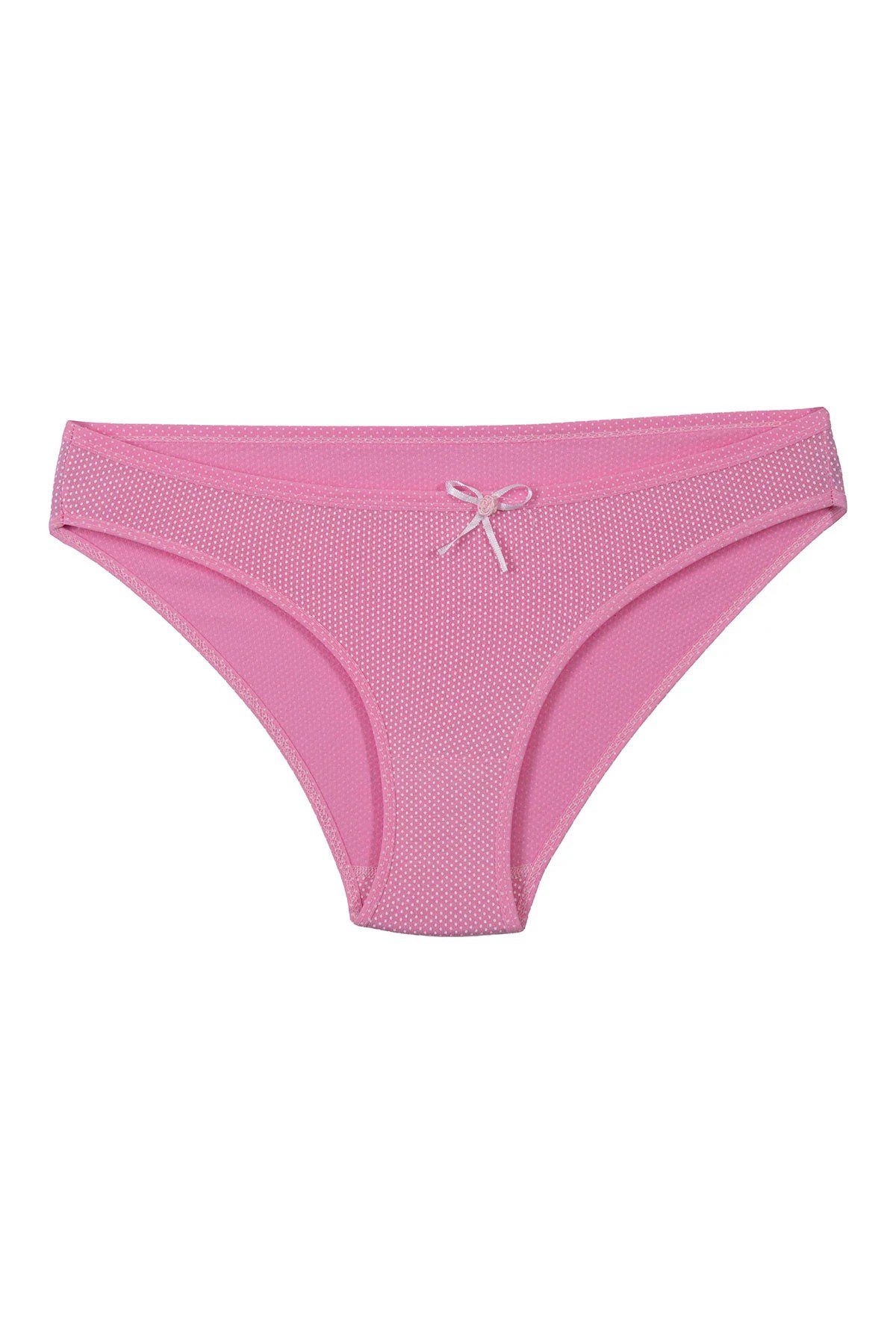 Tutku İç Giyim Küçük Puantiyeli Bikini Pembe