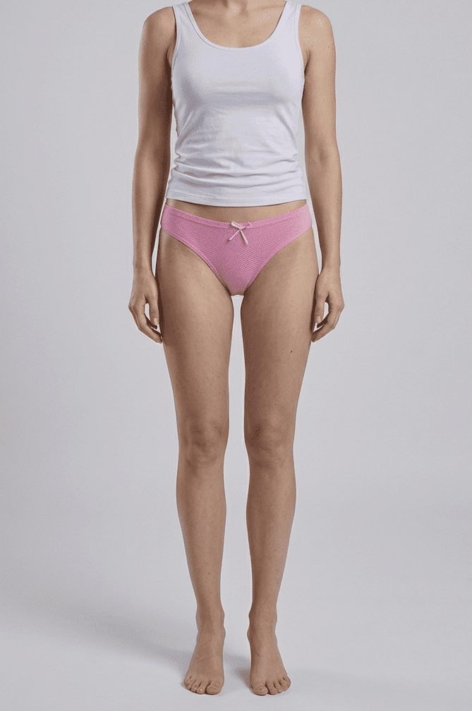 Tutku İç Giyim Küçük Puantiyeli Bikini Pembe