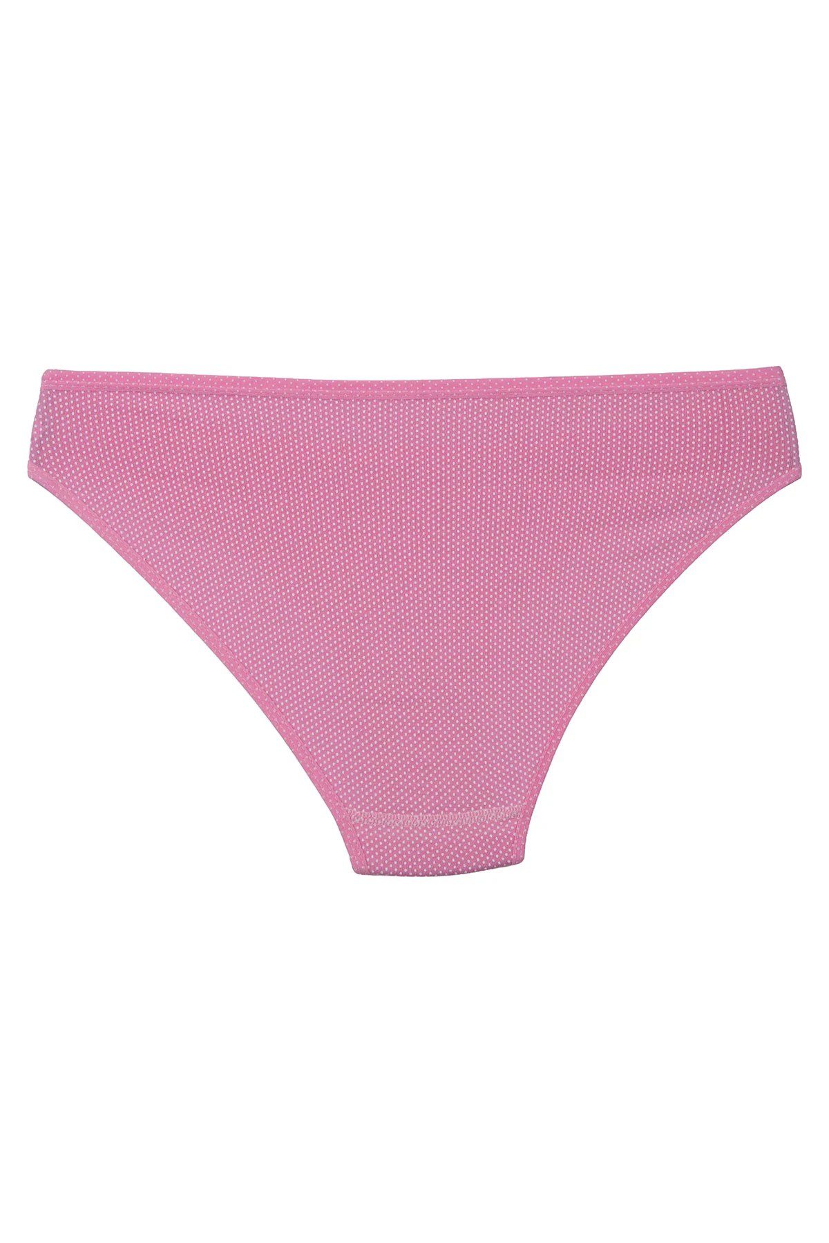 Tutku İç Giyim Küçük Puantiyeli Bikini Pembe