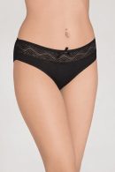 Elit Bayan Beli Dantelli Bikini Siyah