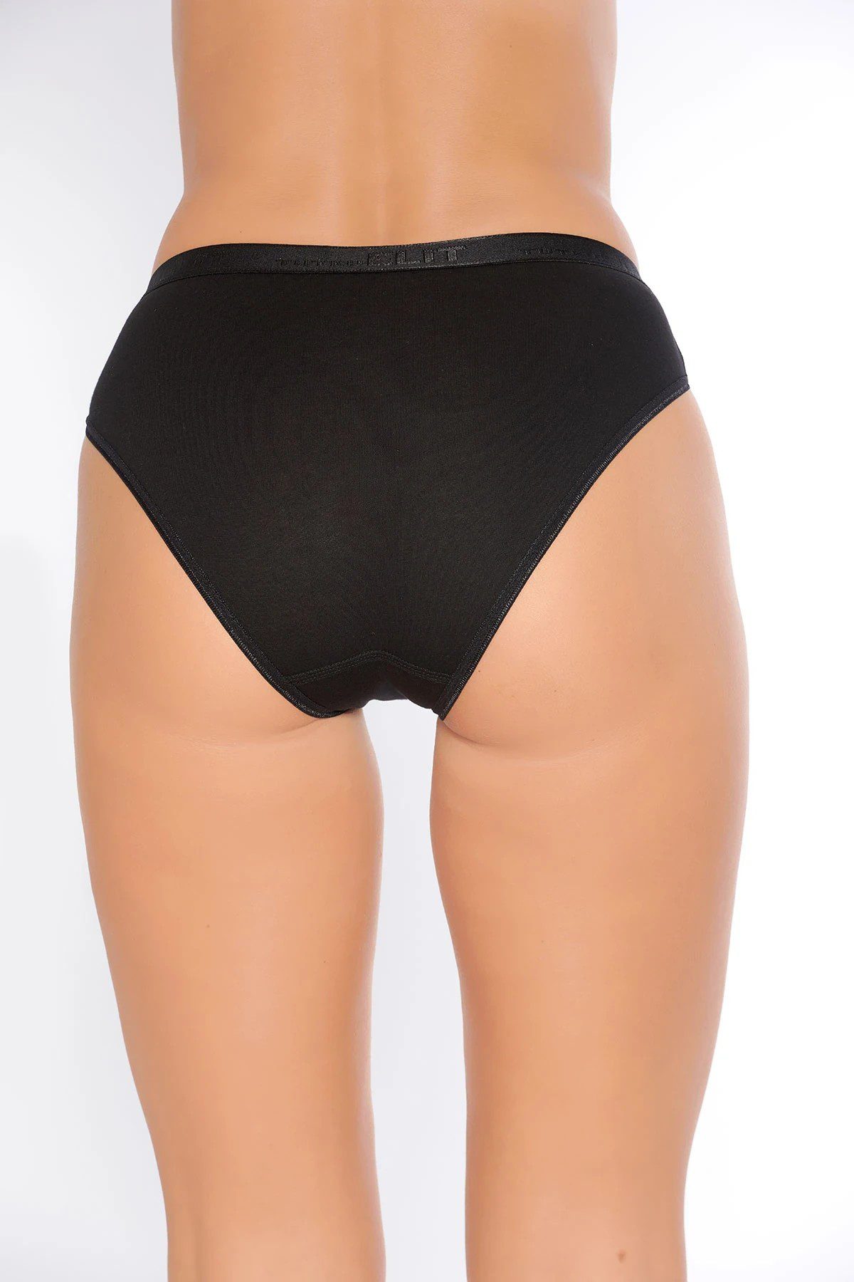Elit Bayan Elit Yazılı Bikini Siyah