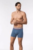 Elit Erkek Modal Elastan Spor Boxer Mavi
