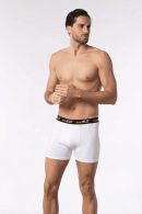 Elit Erkek Modal Elastan Spor Boxer Beyaz