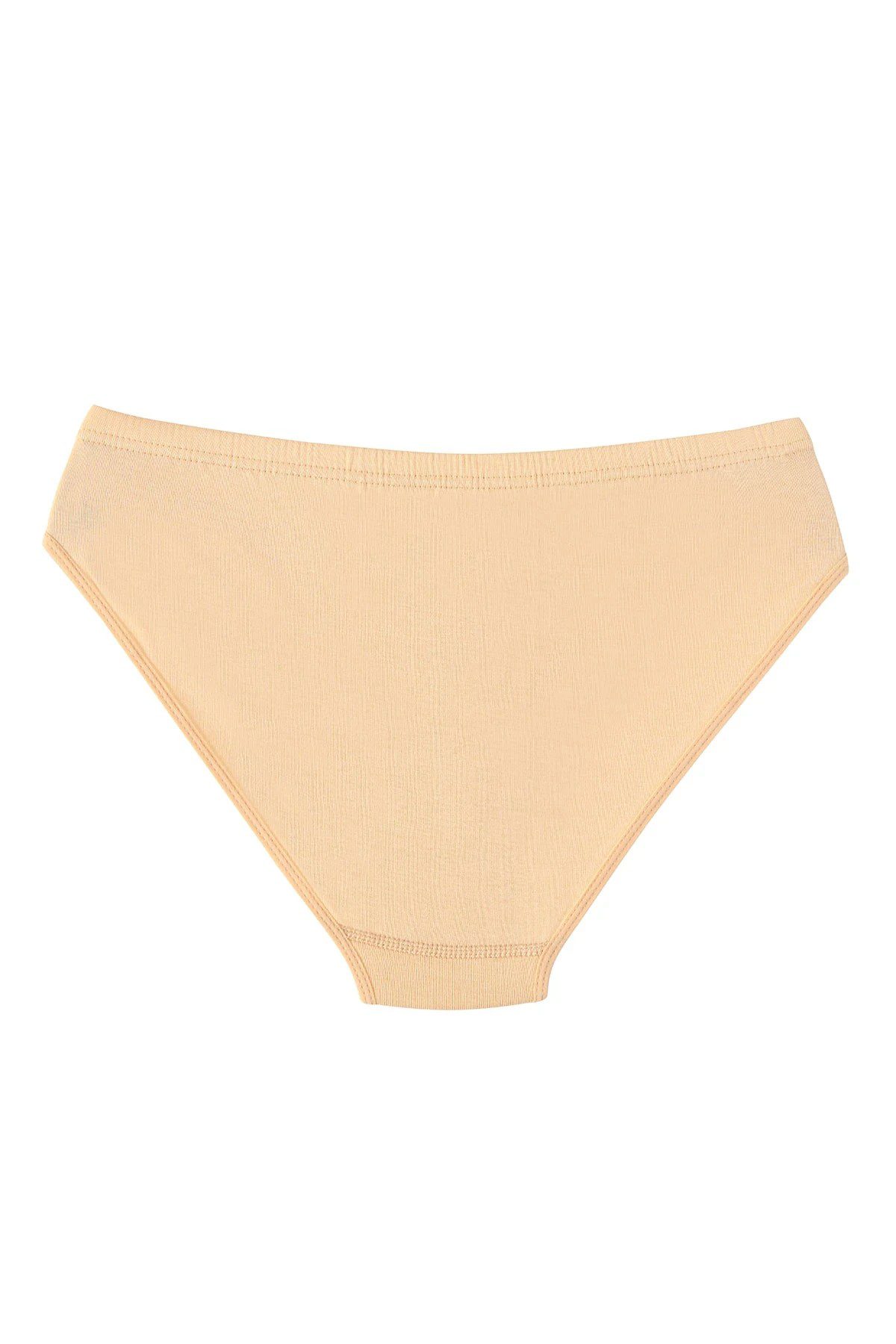 Tutku İç Giyim Beyaz Ribana Bikini Ten
