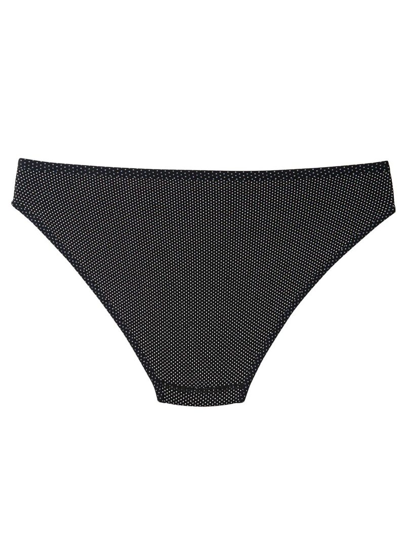 Tutku İç Giyim Küçük Puantiyeli Bikini Siyah