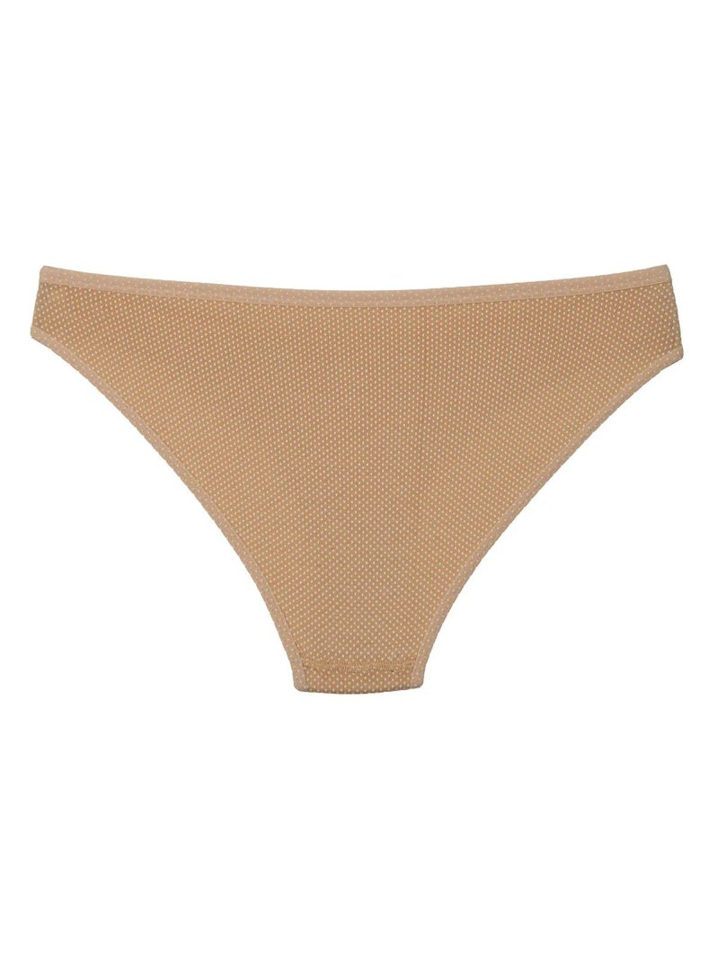 Tutku İç Giyim Küçük Puantiyeli Bikini Ten