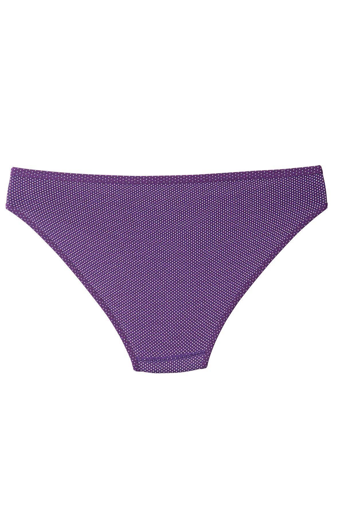 Tutku İç Giyim Küçük Puantiyeli Bikini Mor