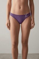 Tutku İç Giyim Küçük Puantiyeli Bikini Mor