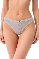 Tutku İç Giyim Küçük Puantiyeli Bikini Ekru