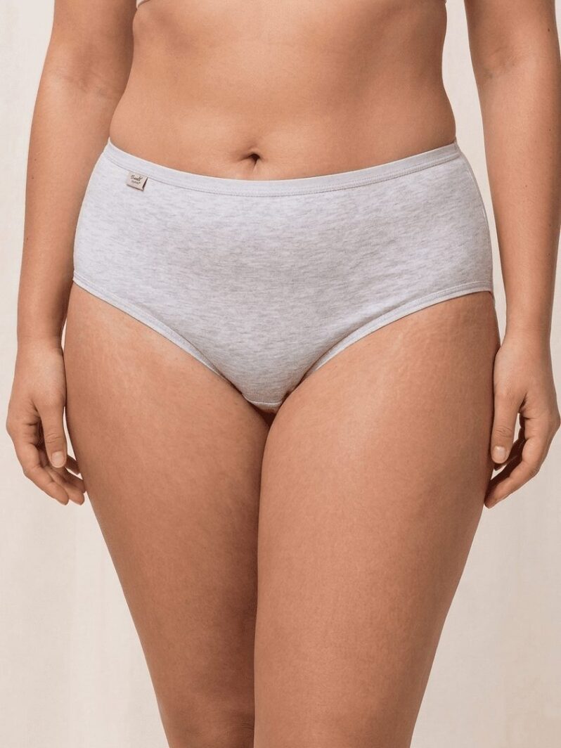 Tutku Kadın Elastan Bato Külot Cotton Gri