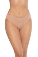 Tutku Kadın İnce Bel Fiyonklu Bikini Külot Ten
