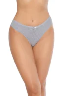Tutku Kadın İnce Bel Fiyonklu Bikini Külot Gri