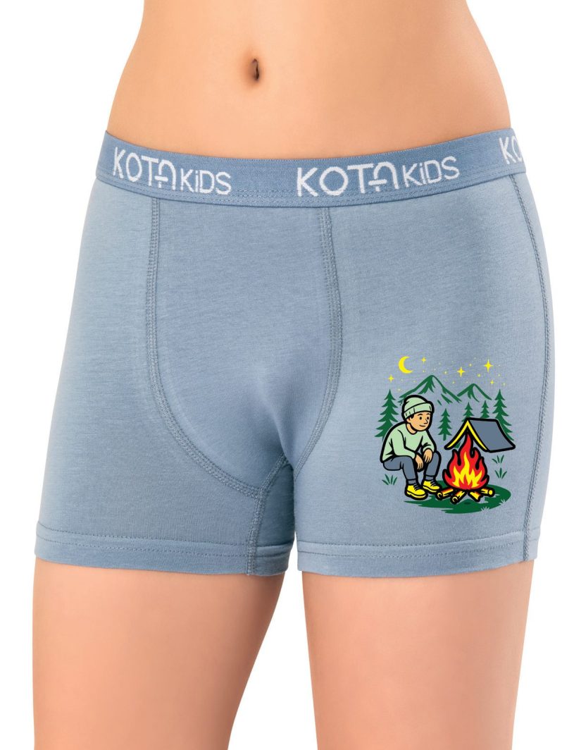 Kota 1005 Parça Baskılı Penye Boxer - Asorti