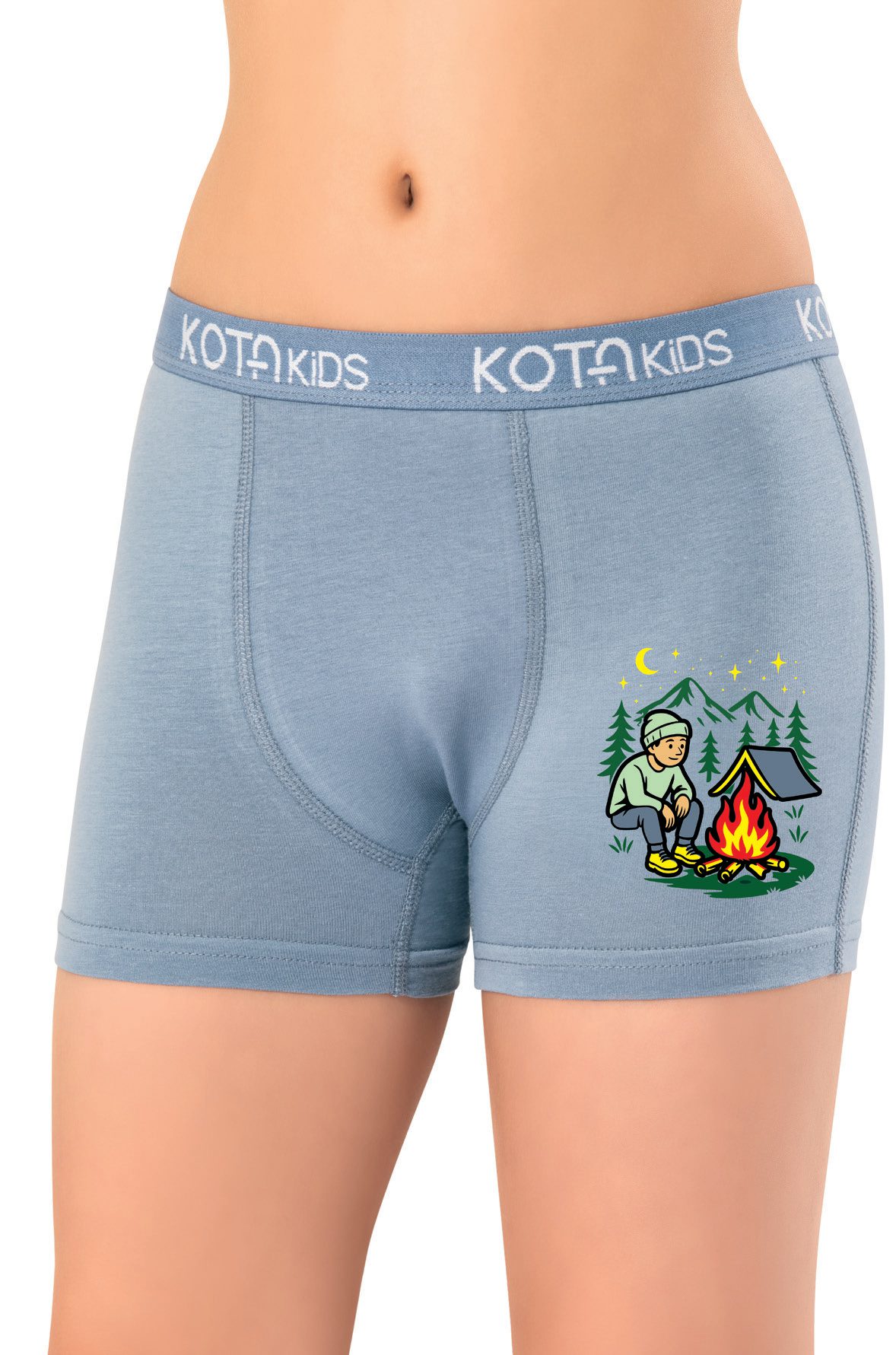 Kota 1005 Parça Baskılı Penye Boxer - Asorti