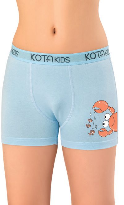 Kota 1005 Parça Baskılı Penye Boxer