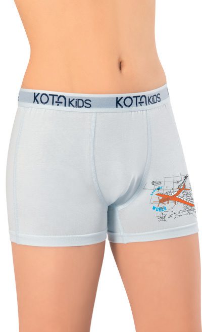 Kota 1005 Parça Baskılı Penye Boxer