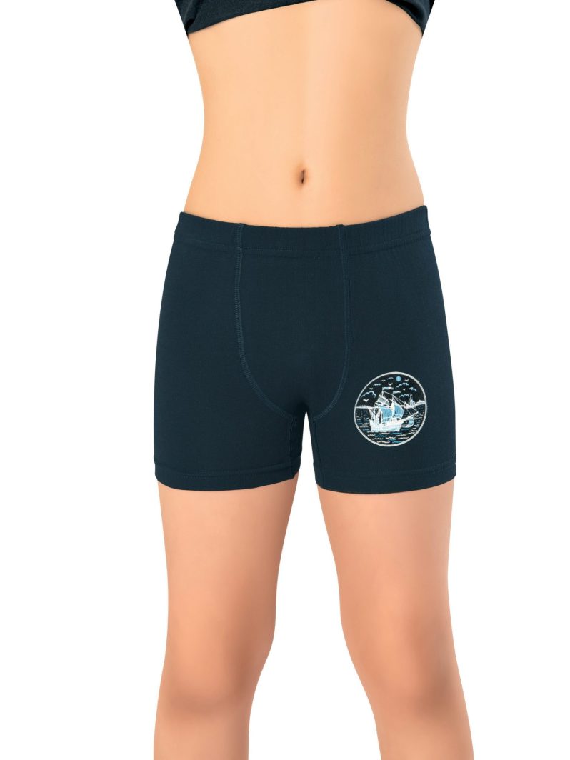 Kota 1027 Baskı Asortili Penye Boxer - Asorti