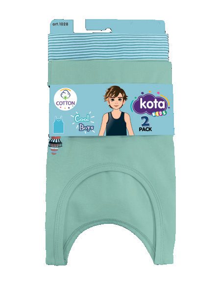 Kota 1028 Baskı Asortili Geniş Askılı Penye Atlet