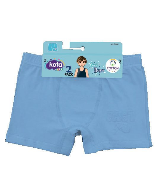 Kota 3001 Kabartma Baskılı Penye Boxer