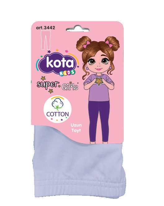 Kota 3442 Kız Çocuk Penye Tayt