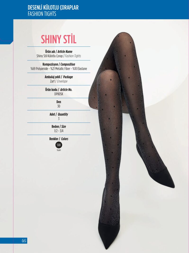 Penti Shiny Stil Külotlu Çorap