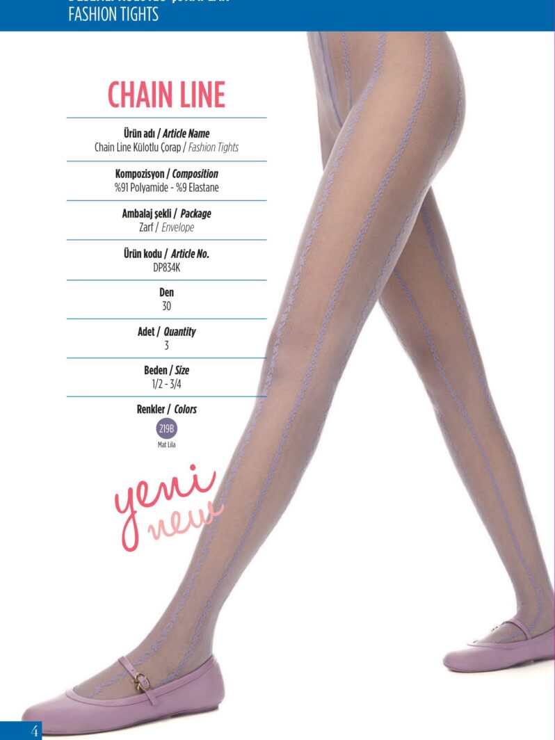 Penti Chain Line Külotlu Çorap