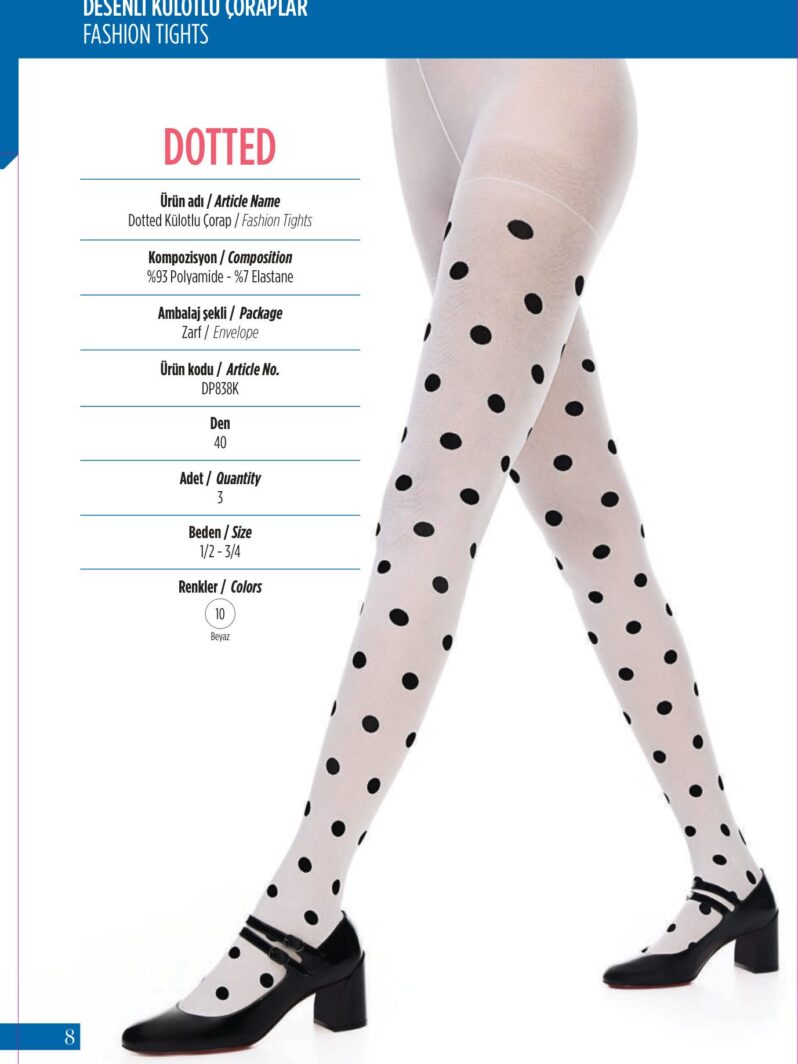 Penti Dotted Külotlu Çorap