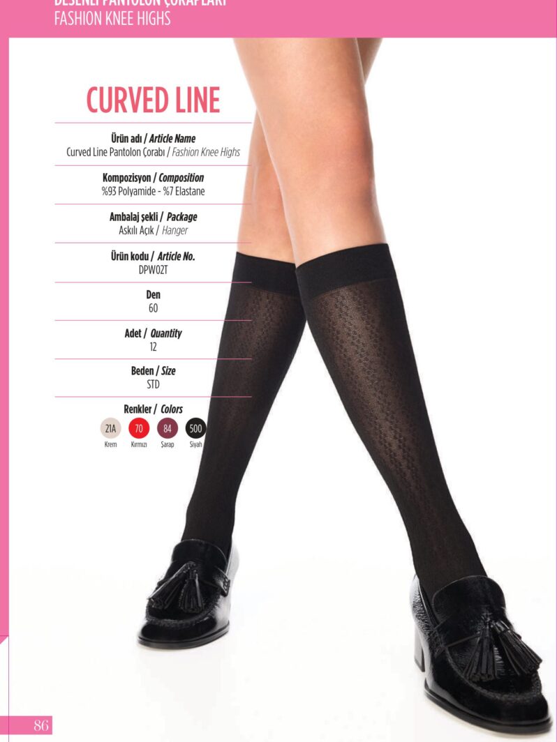 Penti Curved Line Pantolon Çorap