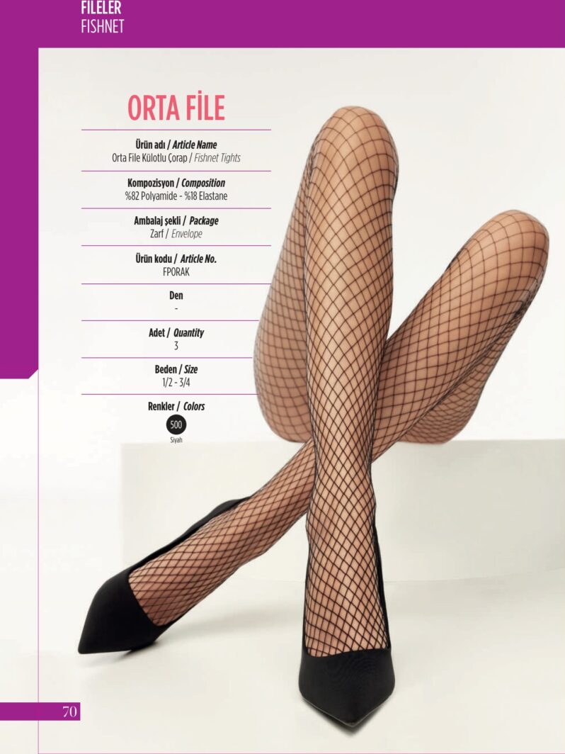 Penti Orta File Külotlu Çorap