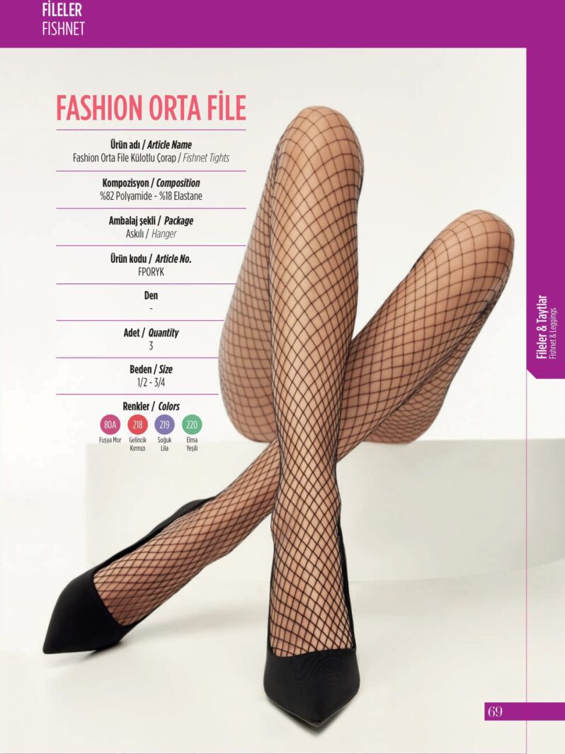 Penti Fashion Orta File Külotlu Çorap