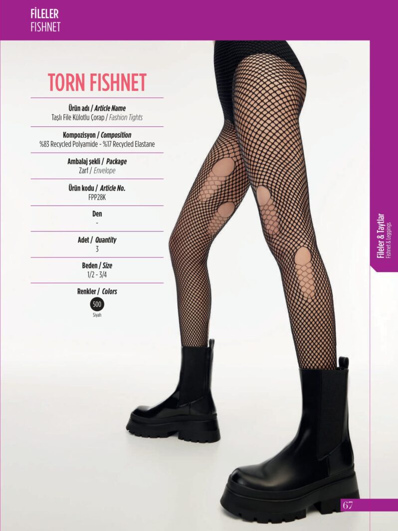 Penti Torn Fishnet Külotlu Çorap