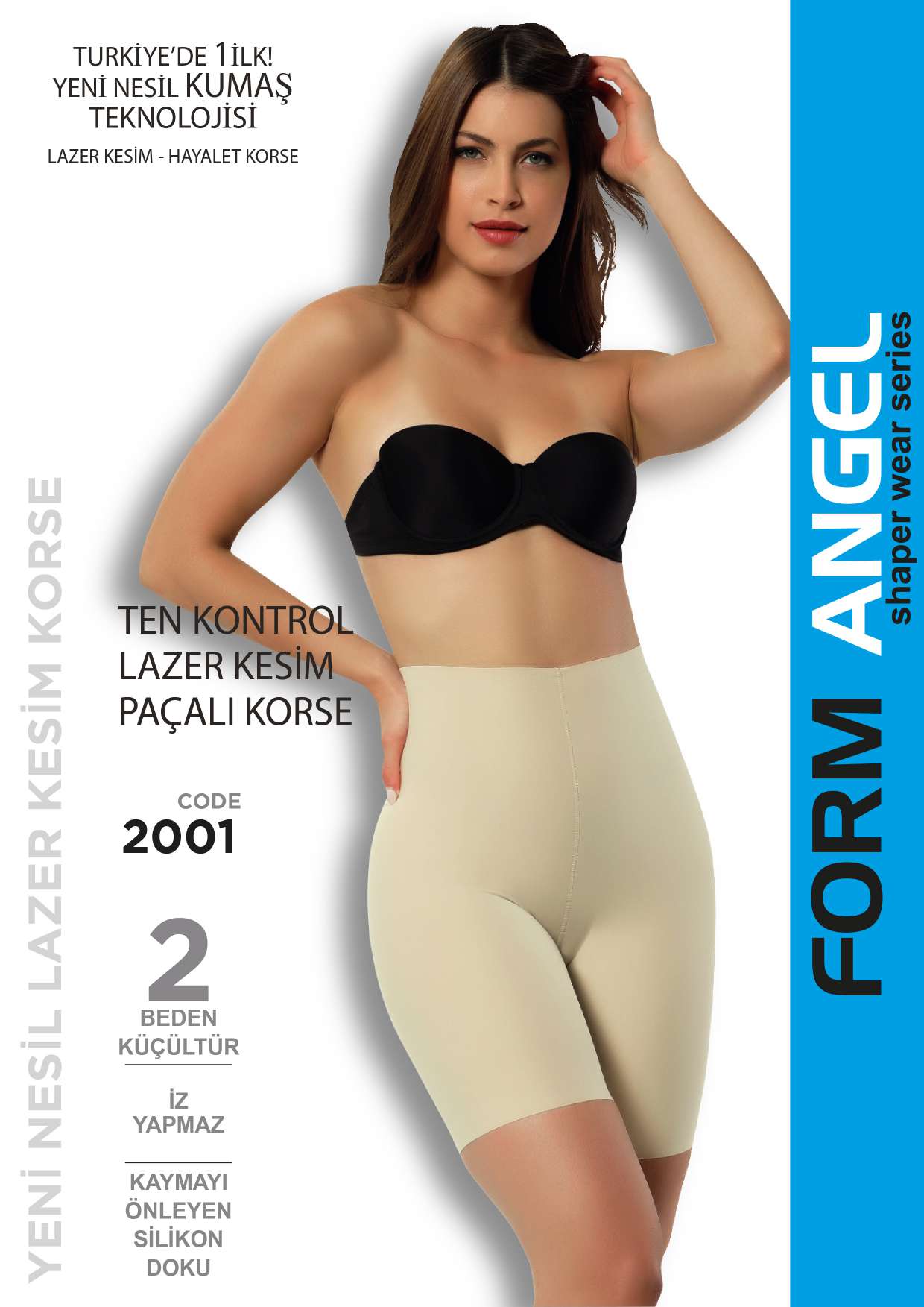 Toptan Lazer Kesim Paçalı Korse - Form Angel 2001 | Uygun Fiyatli Lazer Kesim Paçalı Korse - Form Angel 2001 - Toptan Ic Giyim Pazari