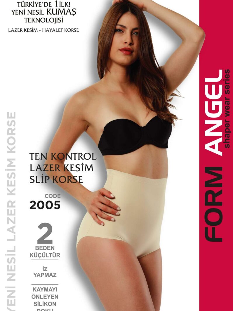 Toptan Lazer Kesim Slip Korse - Form Angel 2005 | Uygun Fiyatli Lazer Kesim Slip Korse - Form Angel 2005 - Toptan Ic Giyim Pazari