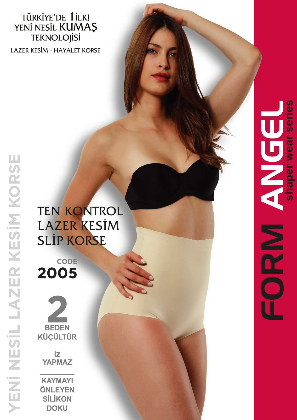 Toptan Lazer Kesim Slip Korse - Form Angel 2005 | Uygun Fiyatli Lazer Kesim Slip Korse - Form Angel 2005 - Toptan Ic Giyim Pazari