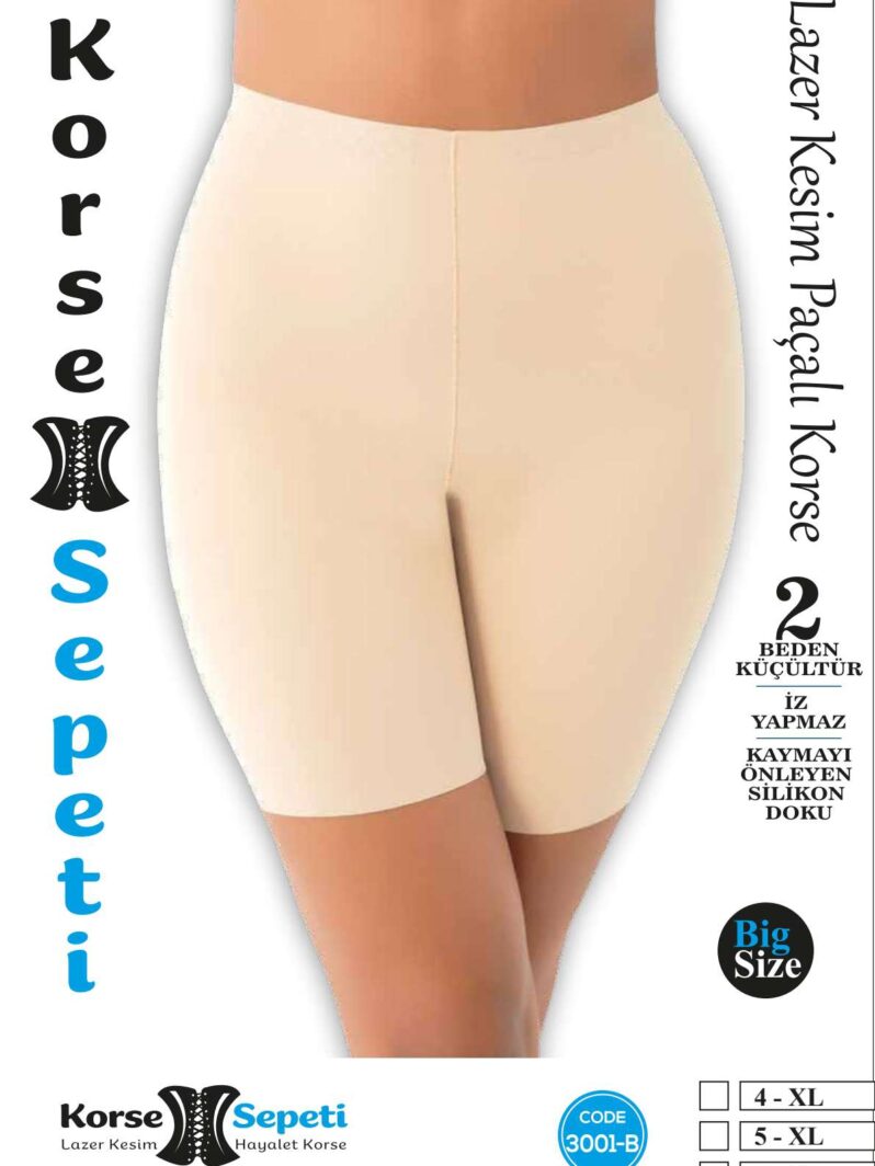 Toptan Korse Sepeti Battal Boy Lazer Kesim Paçalı Korse - Form Angel 3001-B | Uygun Fiyatli Korse Sepeti Battal Boy Lazer Kesim Paçalı Korse - Form Angel 3001-B - Toptan Ic Giyim Pazari