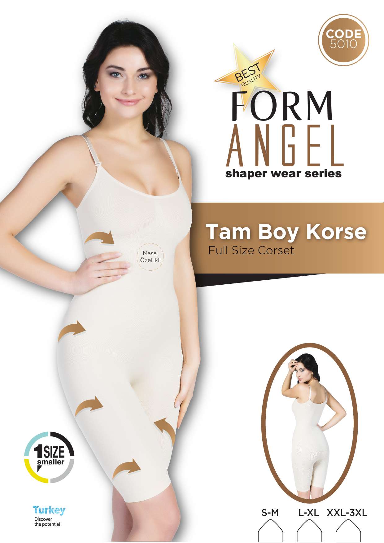 Toptan Tam Boy Korse - Form Angel 5010 | Uygun Fiyatli Tam Boy Korse - Form Angel 5010 - Toptan Ic Giyim Pazari