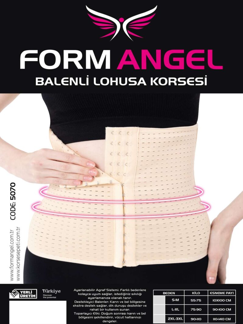 Toptan Balenli Lohusa Korsesi - Form Angel 5070 | Uygun Fiyatli Balenli Lohusa Korsesi - Form Angel 5070 - Toptan Ic Giyim Pazari