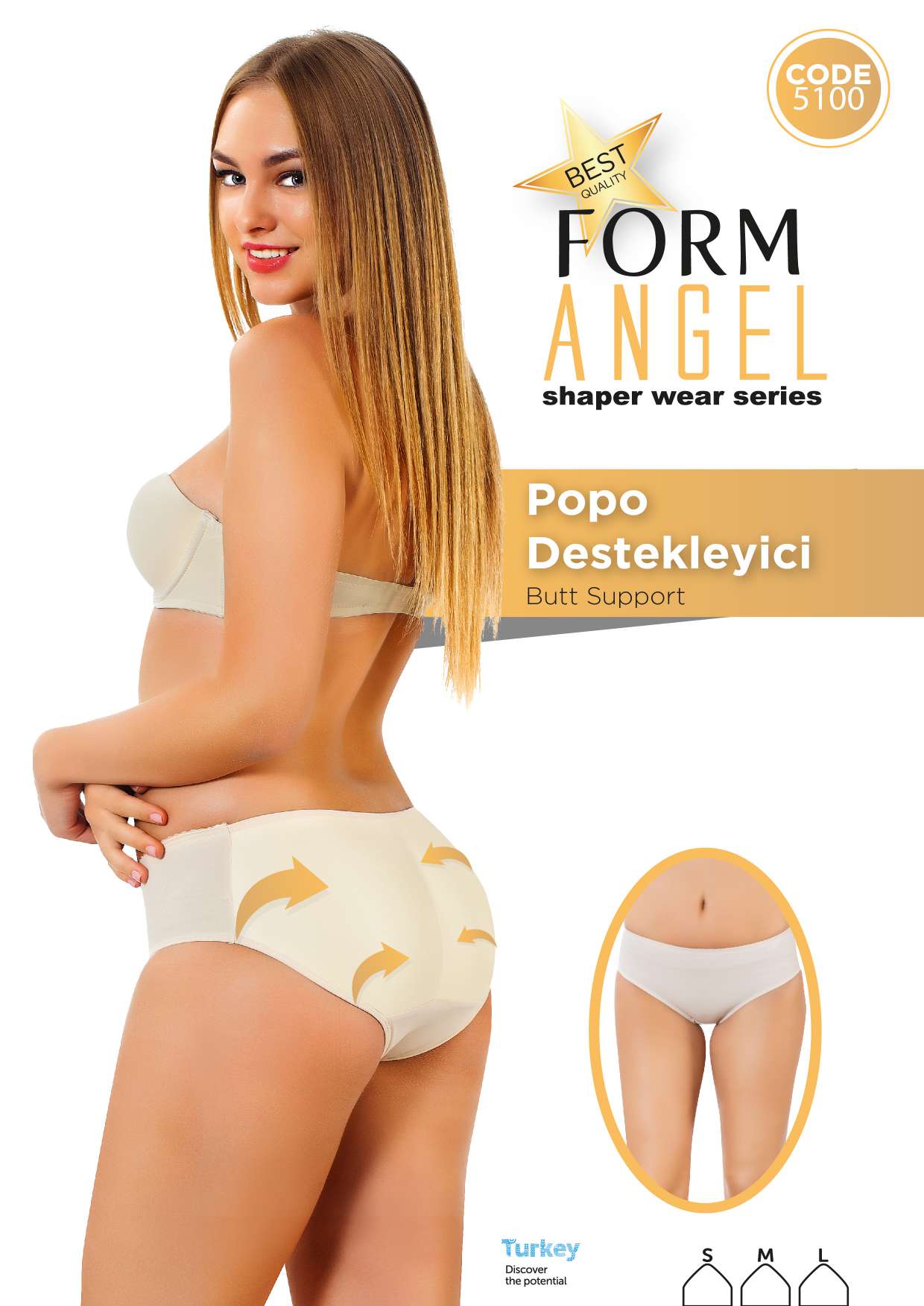 Toptan Popo Destekleyici - Form Angel 5100 | Uygun Fiyatli Popo Destekleyici - Form Angel 5100 - Toptan Ic Giyim Pazari