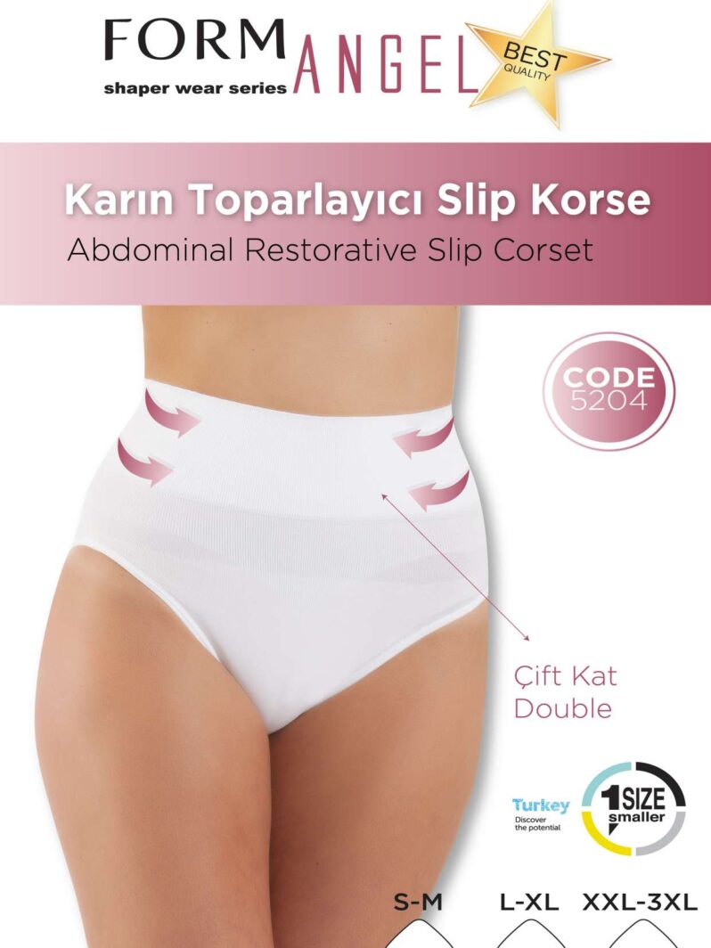 Toptan Alt Karın Toparlayıcı Slip Korse - Form Angel 5204 | Uygun Fiyatli Alt Karın Toparlayıcı Slip Korse - Form Angel 5204 - Toptan Ic Giyim Pazari