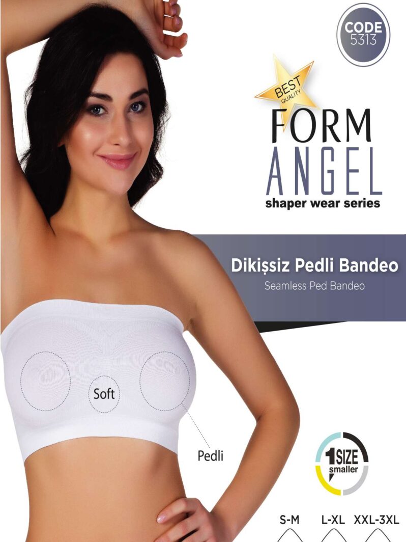 Toptan Dikişsiz Petli Bondeo - Form Angel 5313 | Uygun Fiyatli Dikişsiz Petli Bondeo - Form Angel 5313 - Toptan Ic Giyim Pazari