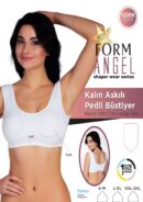Toptan Kalın Askılı Petli Büstiyer - Form Angel 5319 | Uygun Fiyatli Kalın Askılı Petli Büstiyer - Form Angel 5319 - Toptan Ic Giyim Pazari
