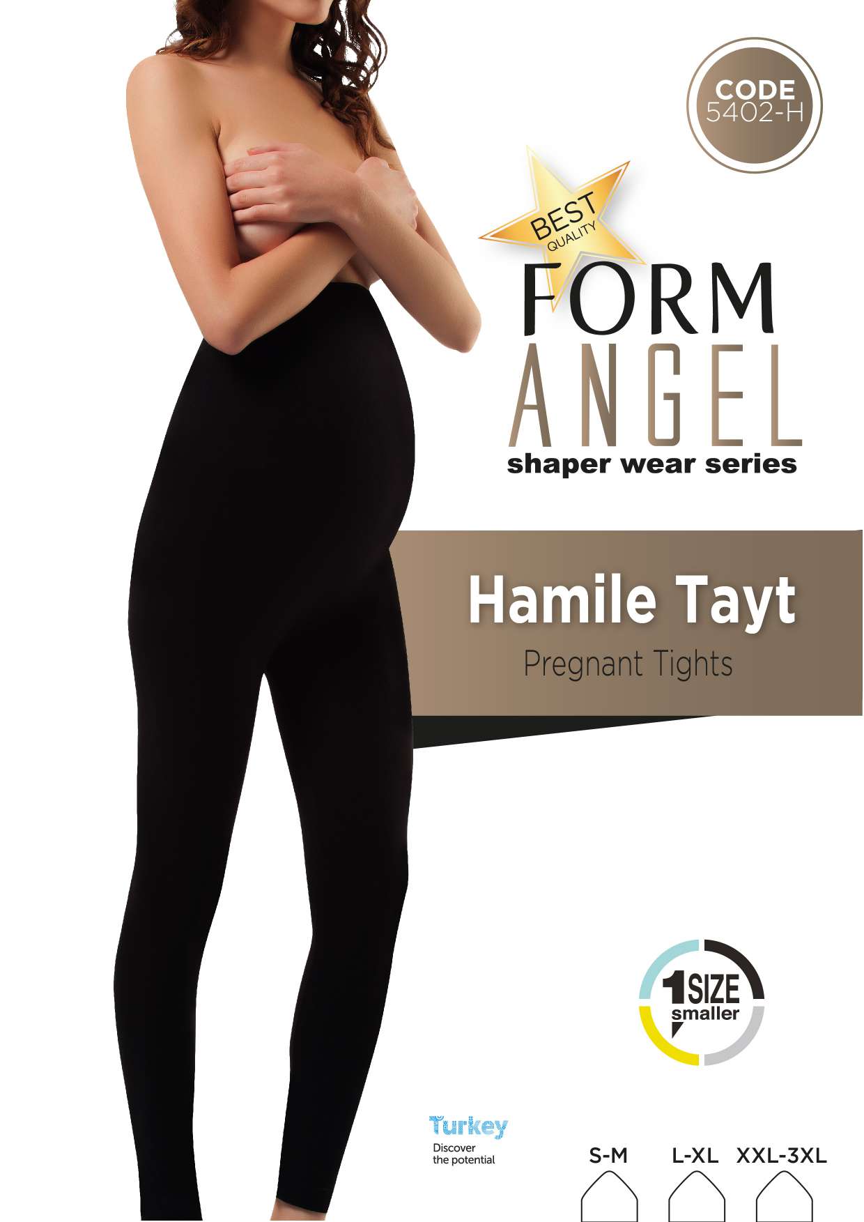 Toptan Dikişsiz Hamile Tayt - Form Angel 5402H | Uygun Fiyatli Dikişsiz Hamile Tayt - Form Angel 5402H - Toptan Ic Giyim Pazari