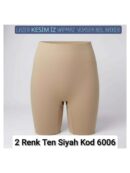 Toptan Lazer Kesim Yüksek Bel Boxer Şort - Form Angel 6006 | Uygun Fiyatli Lazer Kesim Yüksek Bel Boxer Şort - Form Angel 6006 - Toptan Ic Giyim Pazari